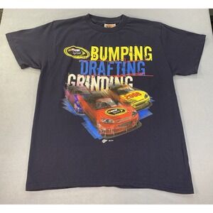 NASCAR 2008 Sprint Cup Tour T-Shirt Black - Sz LG - "Bumping Drafting Grinding"